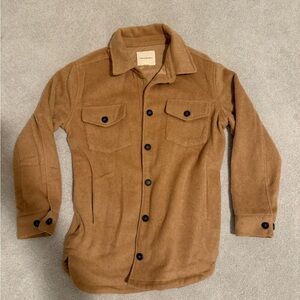 Thread & Supply Camel Button-Up Jacket